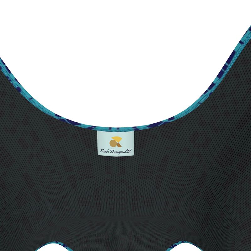 Activewear | Women | Swimsuit | City Views Design Light Teal & Navy | Views in the City Collection