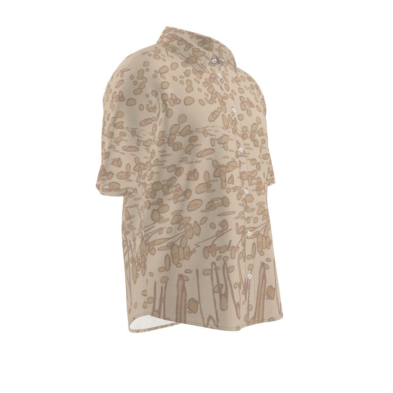 Outline Collection Spring/Summer 2024 - Menswear - Short Sleeve Shirt in Rodeo Dust with Profile Explosion Design