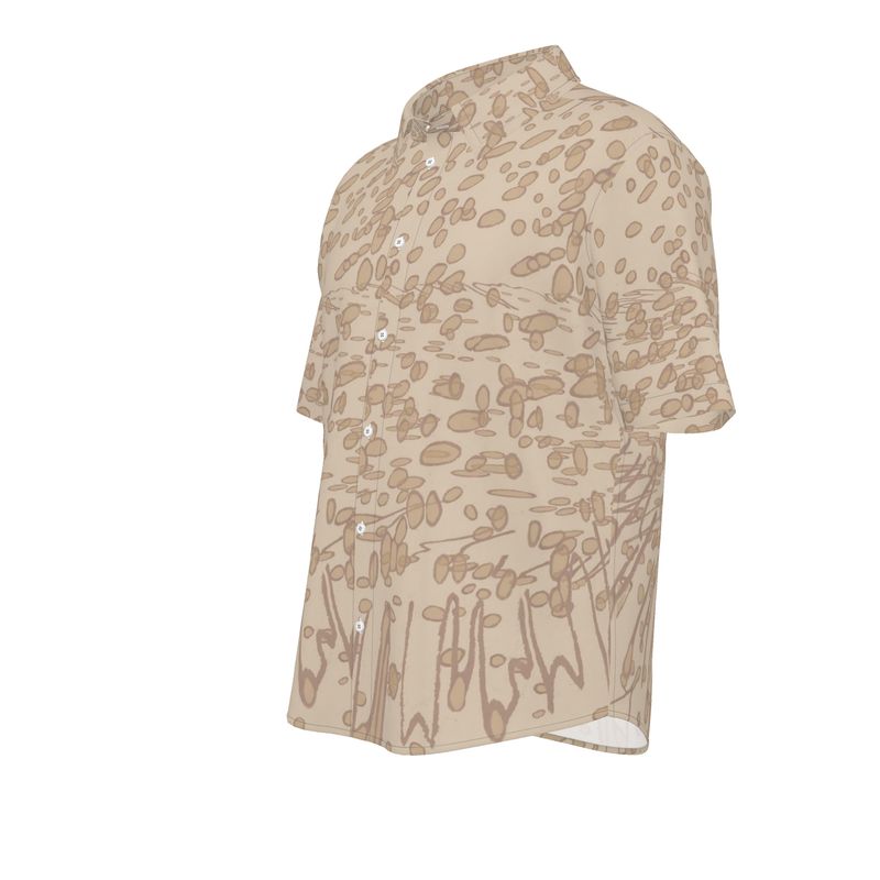 Outline Collection Spring/Summer 2024 - Menswear - Short Sleeve Shirt in Rodeo Dust with Profile Explosion Design