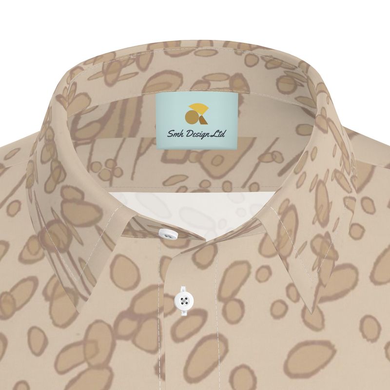 Outline Collection Spring/Summer 2024 - Menswear - Short Sleeve Shirt in Rodeo Dust with Profile Explosion Design