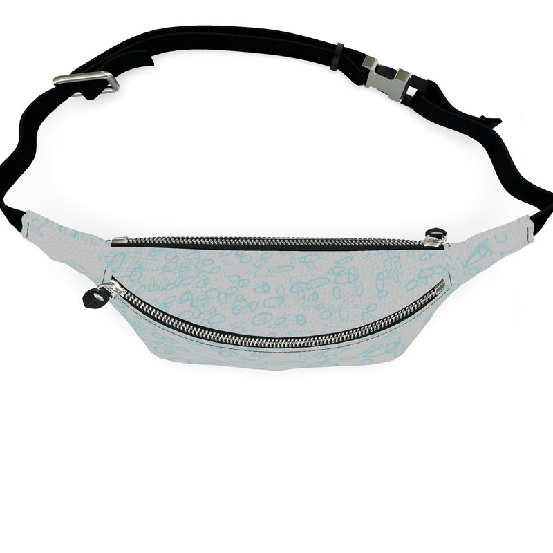 Women | Fanny Pack | Profile Explosion Design Grey & Shadow Green | Outline Collection