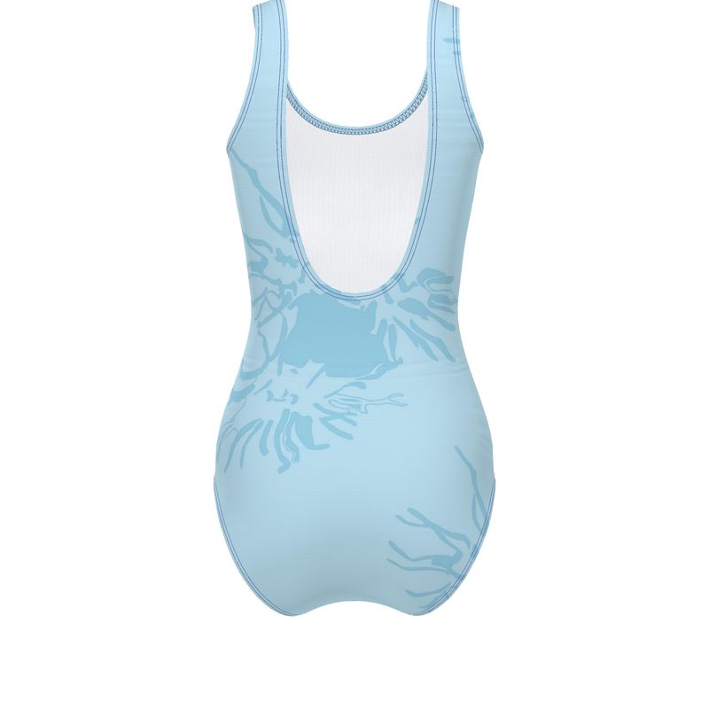 Women | Swimsuit | Abstract Whiskers Design Cornflower | Outline Collection |
