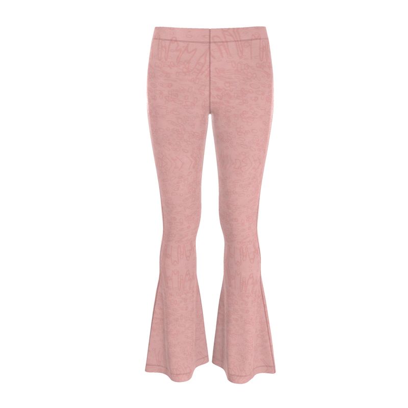 Activewear | Women | High Wasted Flared Leggings | Profile Explosion Design Sundown| Outline Collection