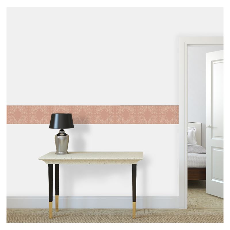 Arrival - NEW! - Breakthrough Collection - Interiors - Wall Border - Transilience Design - Cameo & White