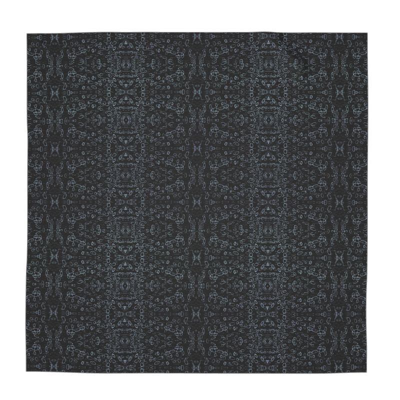 Approaching Christmas | Gifts | Women | Scarf Wrap Shawl | Profile Vortex Design Black & Nepal | Outline Glints Collection