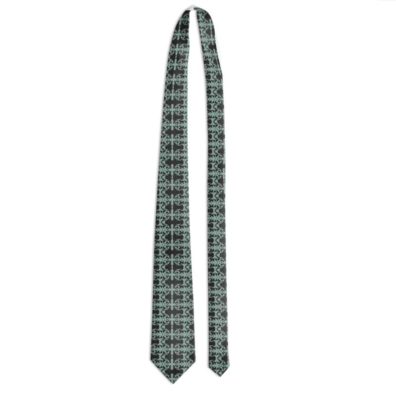 Approaching Christmas | Gifts | Men | Tie | Shards in Chaos Design Black & Cascade | Fragmentation Collection