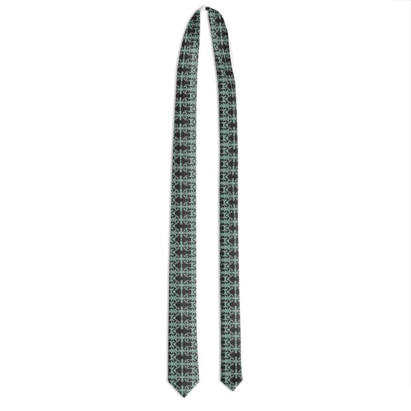 Approaching Christmas | Gifts | Men | Tie | Shards in Chaos Design Black & Cascade | Fragmentation Collection