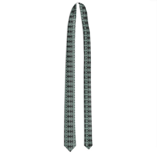 Approaching Christmas | Gifts | Men | Tie | Shards in Chaos Design Black & Cascade | Fragmentation Collection