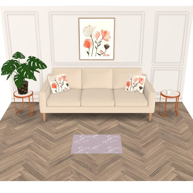 Interiors | Rugs | Litter Trickle Design Chatelle & White | Fragmentation Collection