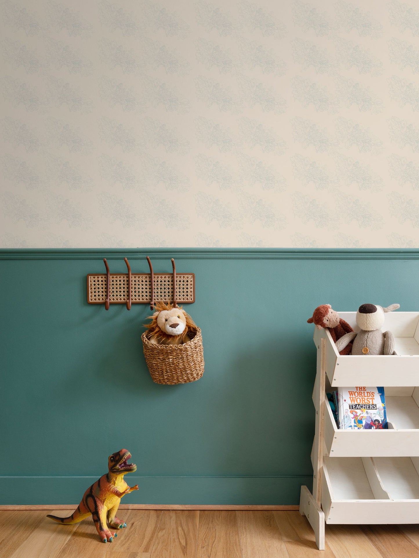 Interiors | Wallpaper | Evening Shadow Design Rodeo Dust & Cornflower | Outline Collection