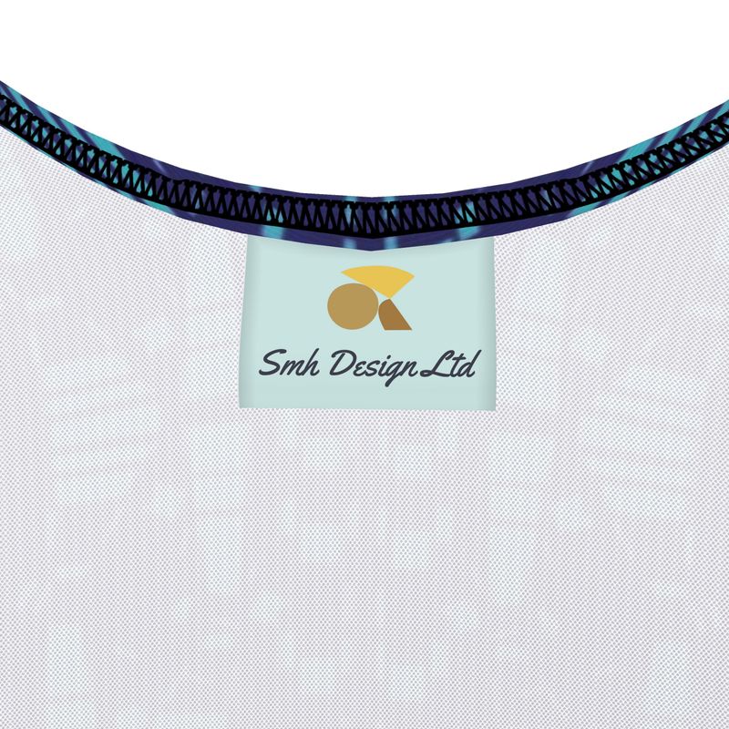 Activewear | Women | Swimsuit | City Views Design Navy & Light Teal | Views in the City Collection