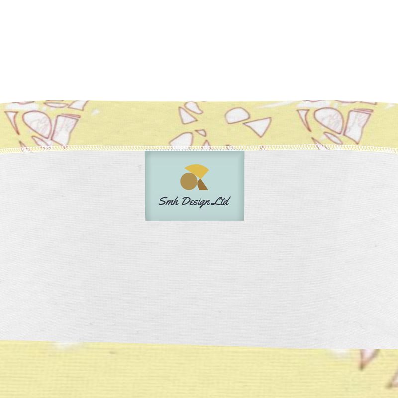 Women | Strapless Swimsuit | Aspired Emergence Design White & Red Outline on Chamois | Breakthrough Collection