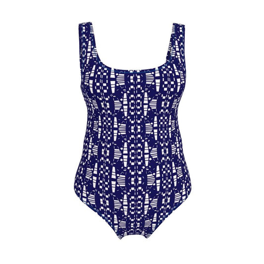 Activewear | Women | Swimsuit | City Views Design Navy & White | Views in the City Collection