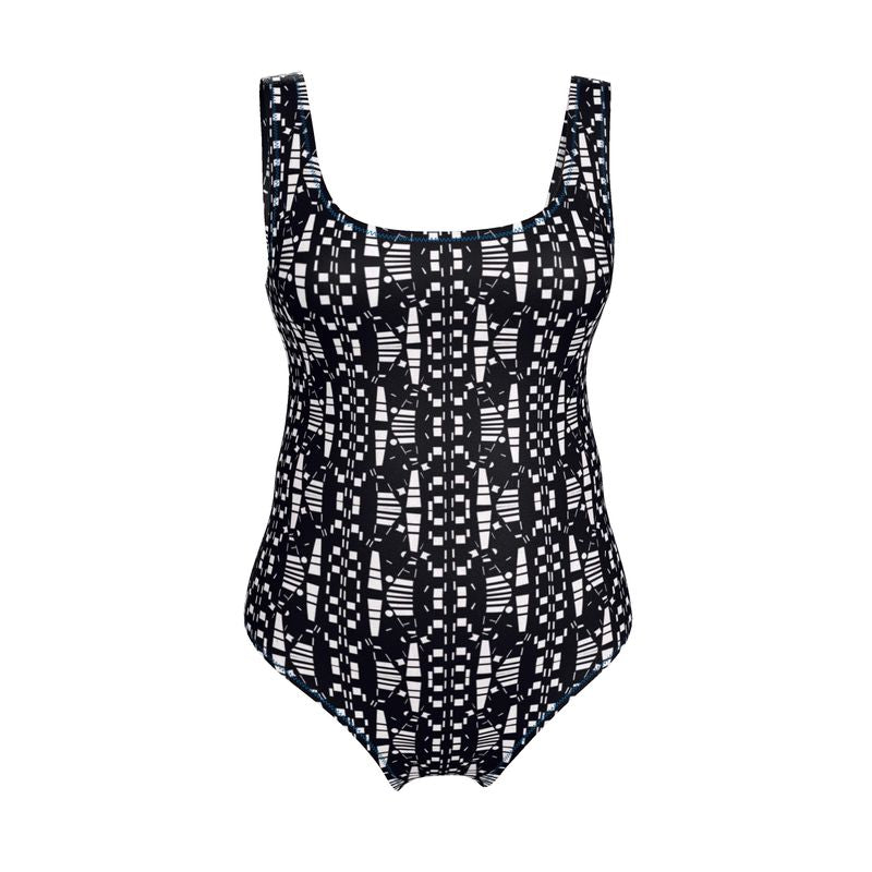 Activewear | Women | Swimsuit | City Views Design Black & White | Views in the City Collection