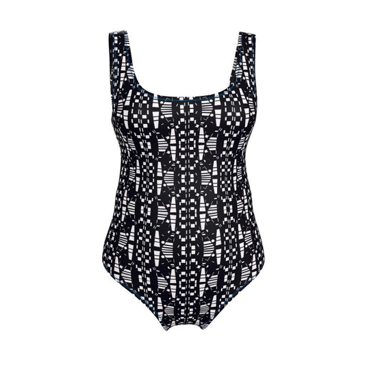 Activewear | Women | Swimsuit | City Views Design Black & White | Views in the City Collection