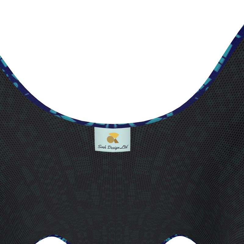 Activewear | Women | Swimsuit | City Views Design Navy & Light Teal | Views in the City Collection