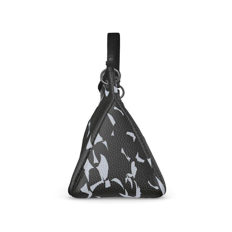Approaching Christmas | Gifts | Women | Talbot Designer Slouch Bag | Tumbling Slivers Design Link Water & Black | Fragmentation Collection