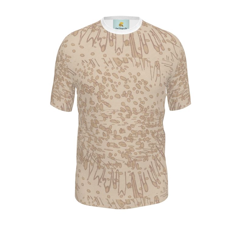 Men | T-Shirt | Profile Explosion Design Rodeo Dust & White | Outline Collection