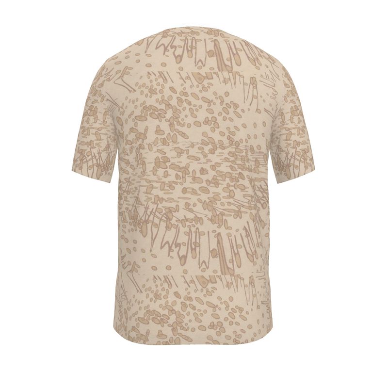 Men | T-Shirt | Profile Explosion Design Rodeo Dust & White | Outline Collection