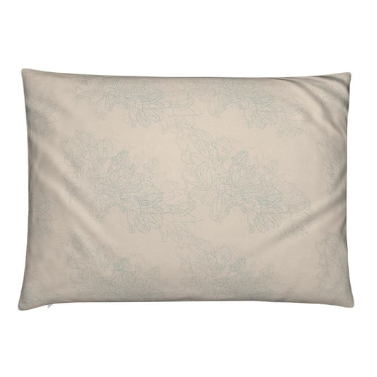 Interiors - Cushions - Evening Shadow Design in Cornflower on Rodeo Dust - Outline Collection Spring/Summer 2024