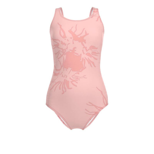 Activewear - Outline Collection - Women - Swimsuit - Abstract Whiskers Design - Sundown