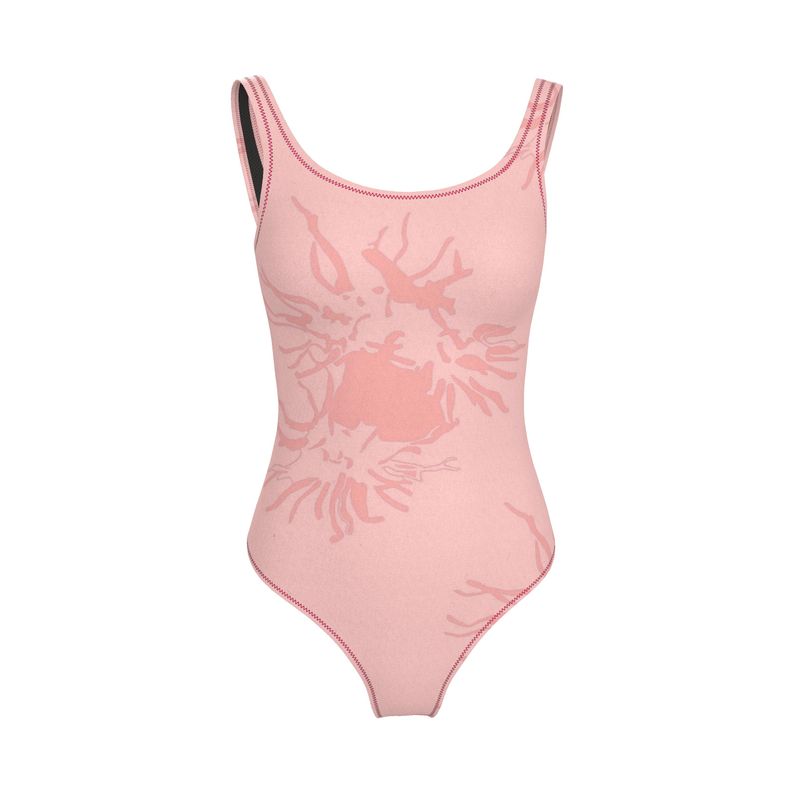 Activewear | Women | Swimsuit | Abstract Whiskers Design Sundown | Outline Collection