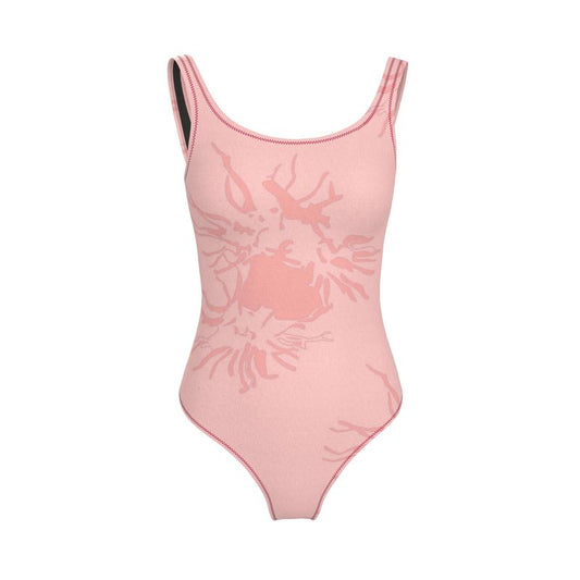 Activewear | Women | Swimsuit | Abstract Whiskers Design Sundown | Outline Collection