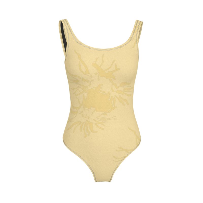 Activewear | Women | Swimsuit | Abstract Whiskers Design Chamois | Outline Collection