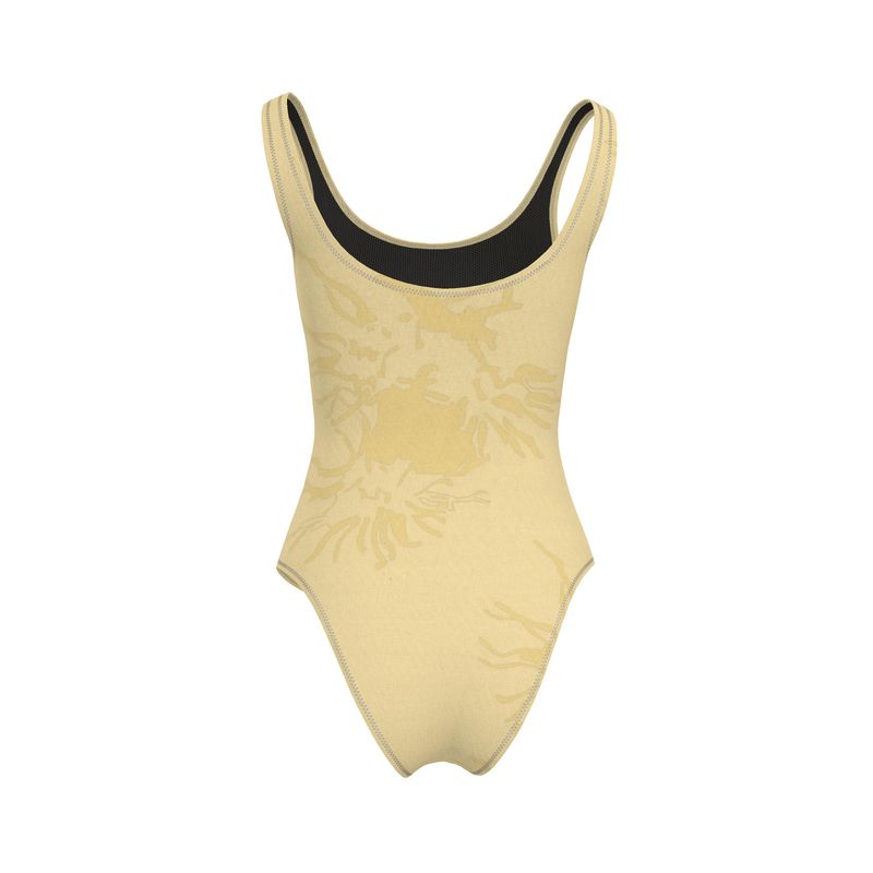 Activewear | Women | Swimsuit | Abstract Whiskers Design Chamois | Outline Collection