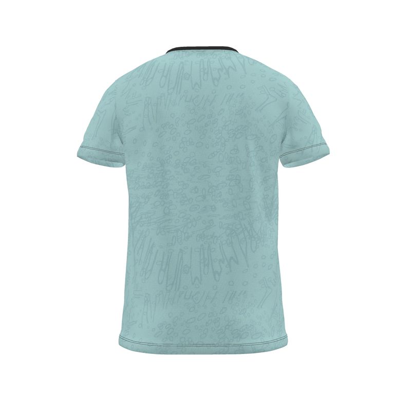 Men | T-Shirt | Profile Explosion Design  Shadow Green | Outline Collection