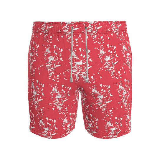 Men | Swim Shorts | Aspired Emergence Design Venetian & White | Breakthrough Collection