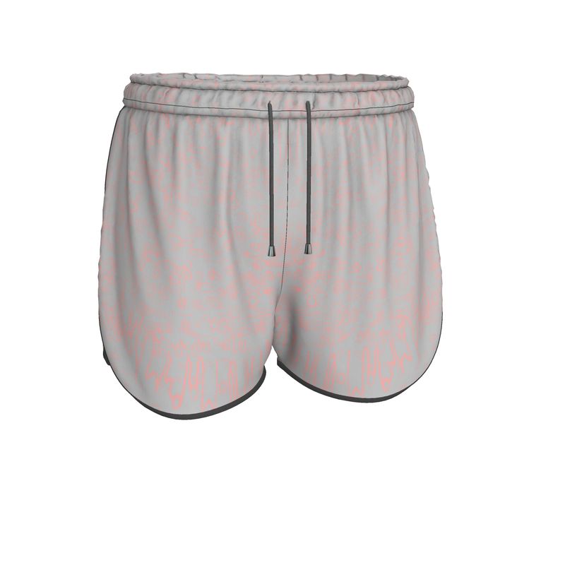 Women | Running Shorts | Profile Explosion Design Grey & Sundown | Outline Collection