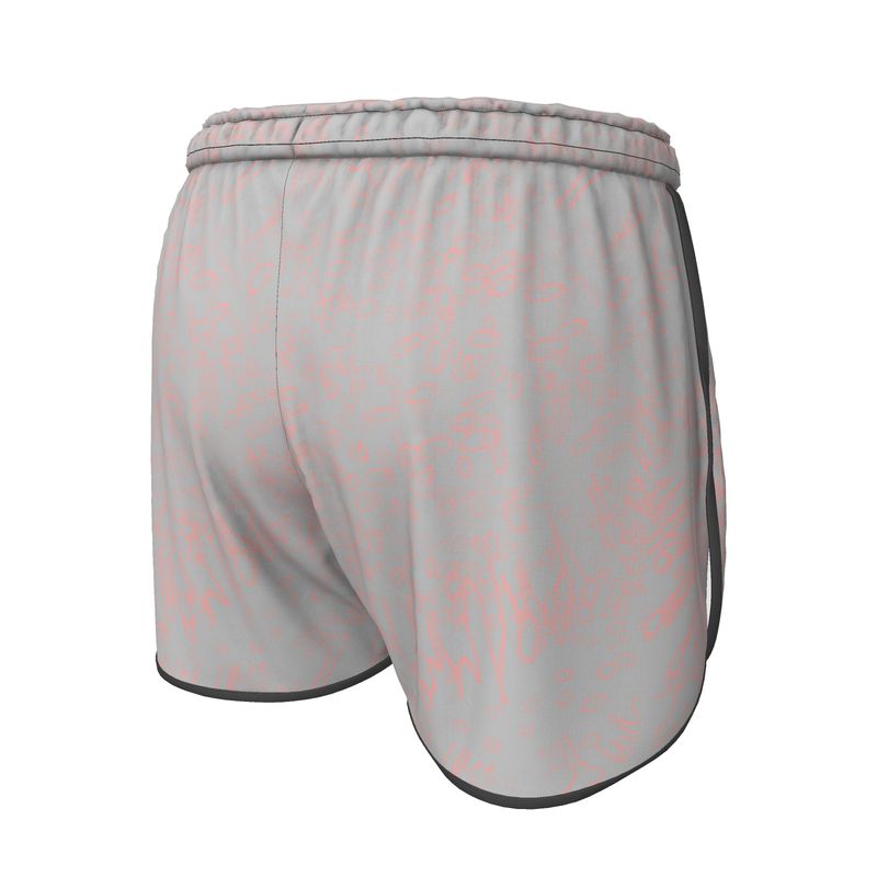 Women | Running Shorts | Profile Explosion Design Grey & Sundown | Outline Collection