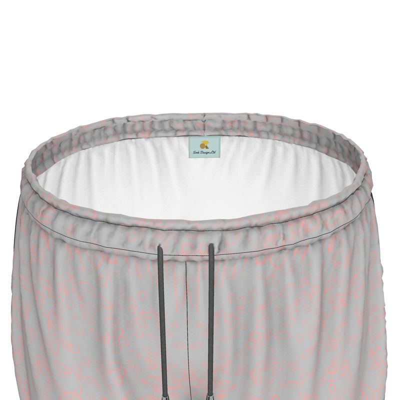 Women | Running Shorts | Profile Explosion Design Grey & Sundown | Outline Collection