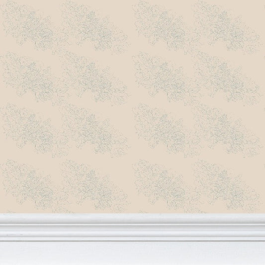 Interiors | Wallpaper | Evening Shadow Design Rodeo Dust & Cornflower | Outline Collection