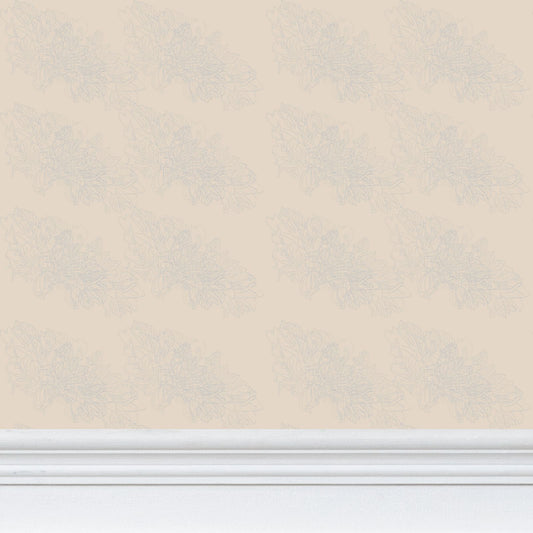 Interiors | Wallpaper | Evening Shadow Design | Rodeo Dust & Grey | Outline Collection