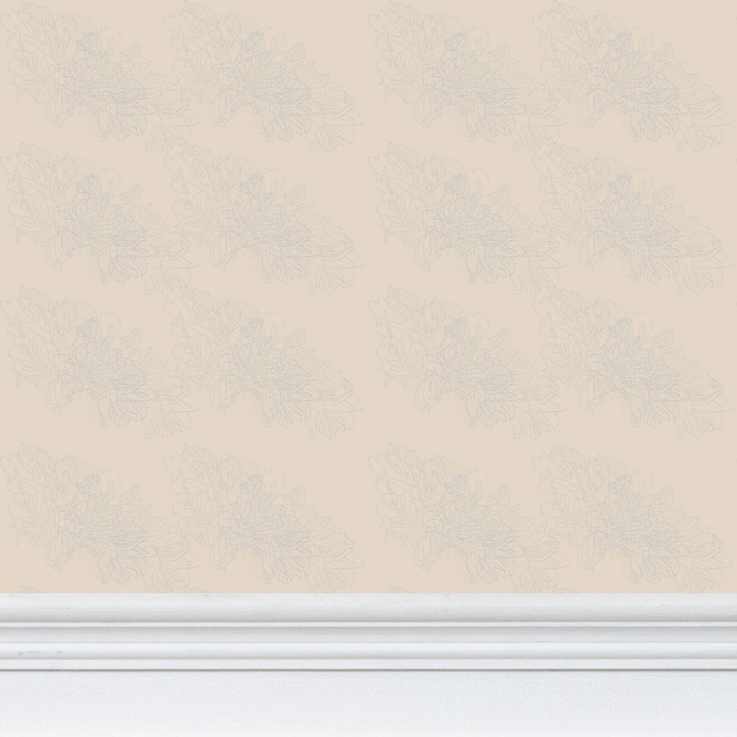 Interiors | Wallpaper | Evening Shadow Design | Rodeo Dust & Grey | Outline Collection