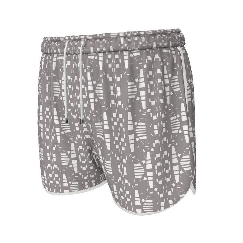 Women | Running Shorts | City Views Design Grey & White | Views in the City Collection