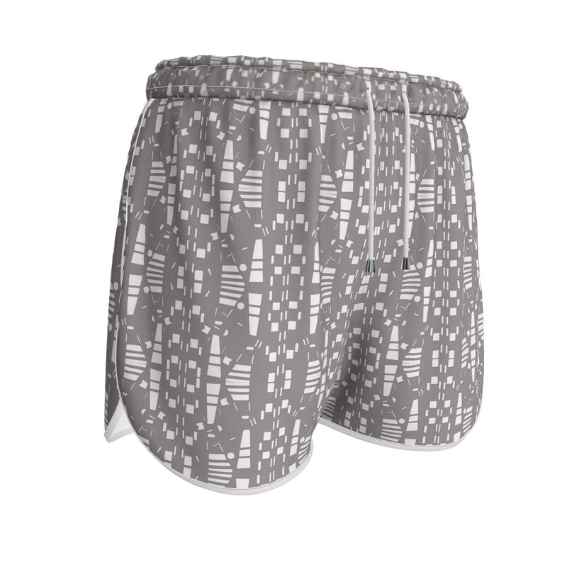 Women | Running Shorts | City Views Design Grey & White | Views in the City Collection