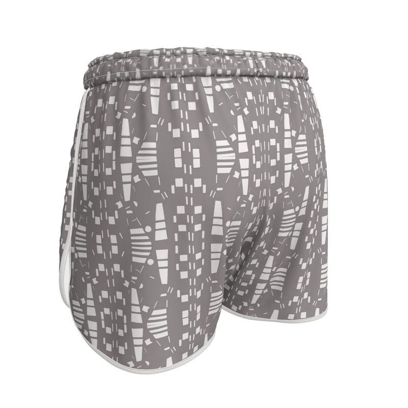 Women | Running Shorts | City Views Design Grey & White | Views in the City Collection