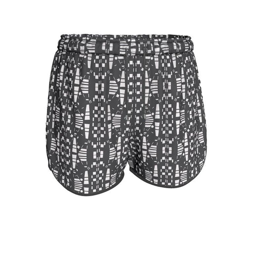 Women | Running Shorts | City Views Design Black & White | Views in the City Collection