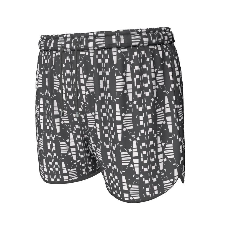 Women | Running Shorts | City Views Design Black & White | Views in the City Collection
