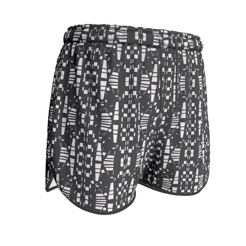 Women | Running Shorts | City Views Design Black & White | Views in the City Collection