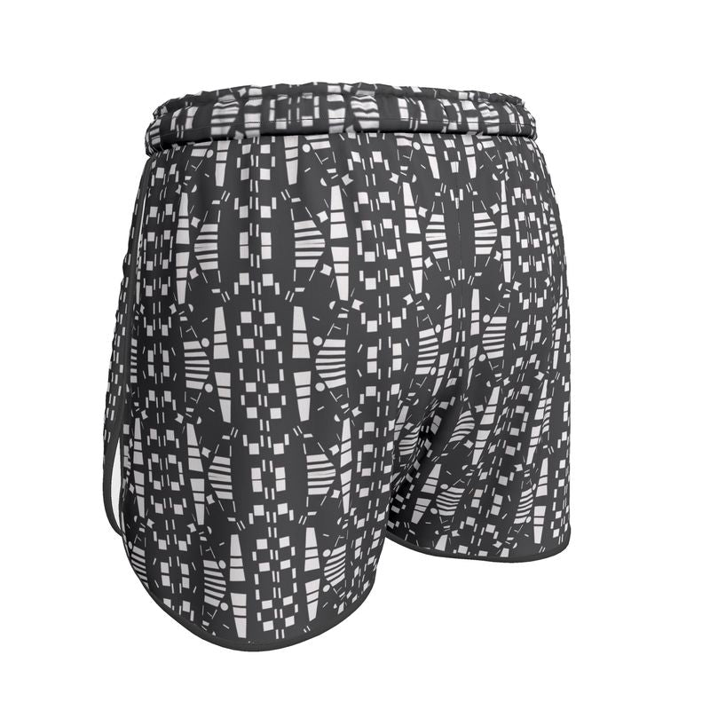 Women | Running Shorts | City Views Design Black & White | Views in the City Collection
