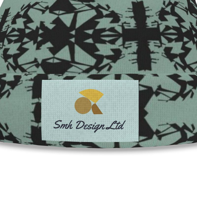 Approaching Christmas | Gifts | Adult Beanies | Shards in Chaos Cascade & Black | Fragmentation Collection