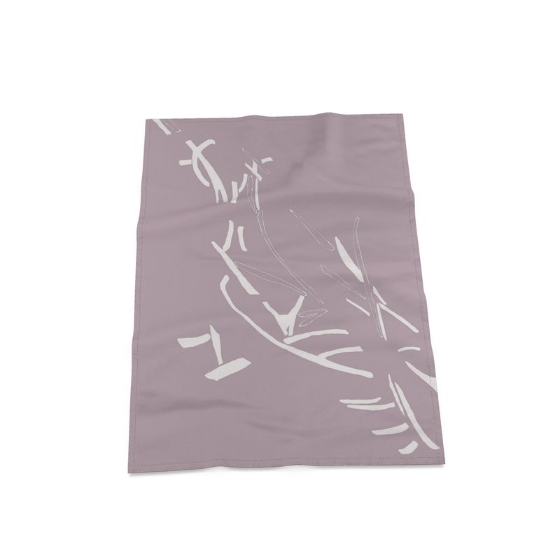Autumn Arrival | Interiors | Tea Towel | Litter Trickle Design White & Chatelle | Fragmentation Collection