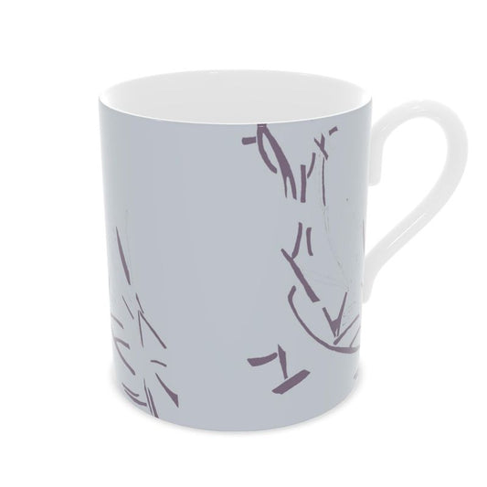 Autumn Arrival | Interiors | Fine Bone China Mug | Litter Trickle Design Athens Grey & Mamba | Fragmentation Collection