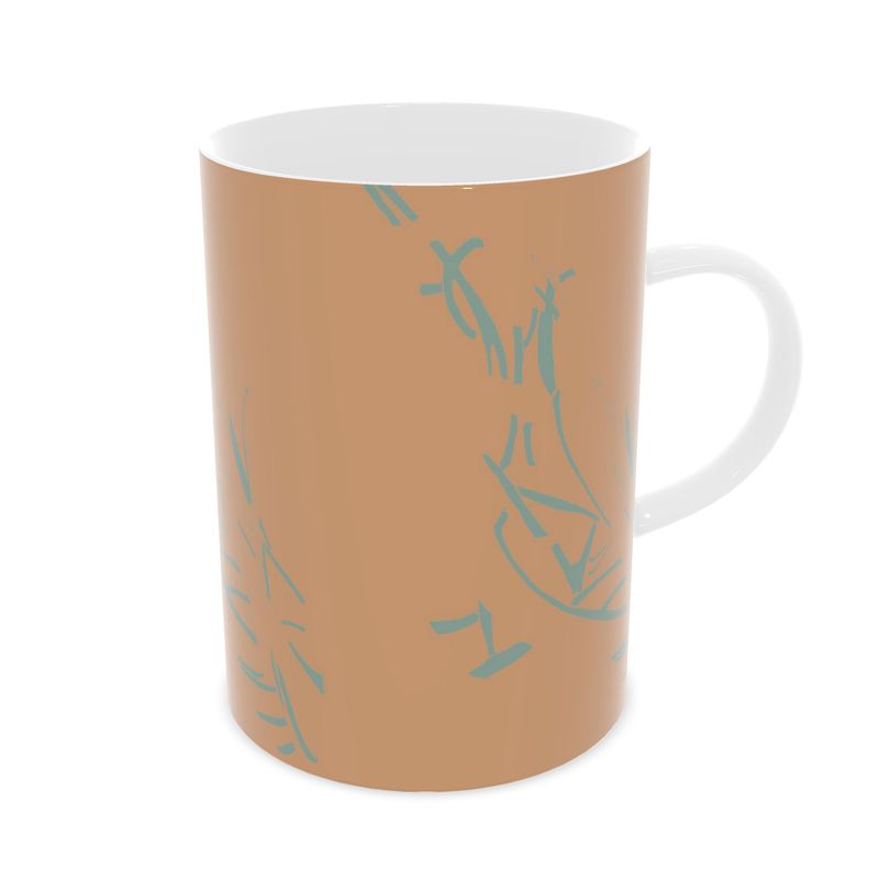 Autumn Arrival | Interiors | Fine Bone China Mug | Litter Trickle Design Feldspar & Cascade | Fragmentation Collection