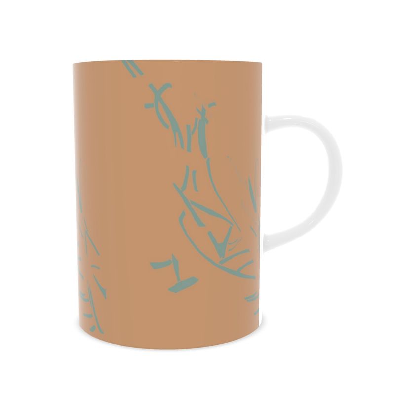 Autumn Arrival | Interiors | Fine Bone China Mug | Litter Trickle Design Feldspar & Cascade | Fragmentation Collection