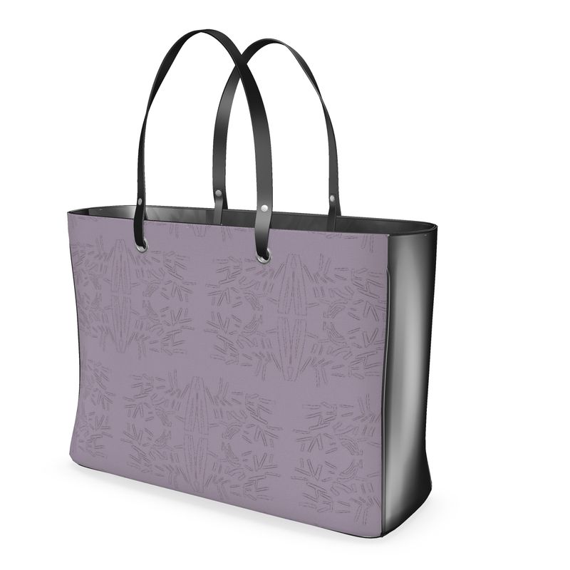 Approaching Christmas | Gifts | Women | Handbag | Stubble Muddle Design Black & Chatelle | Fragmentation Collection
